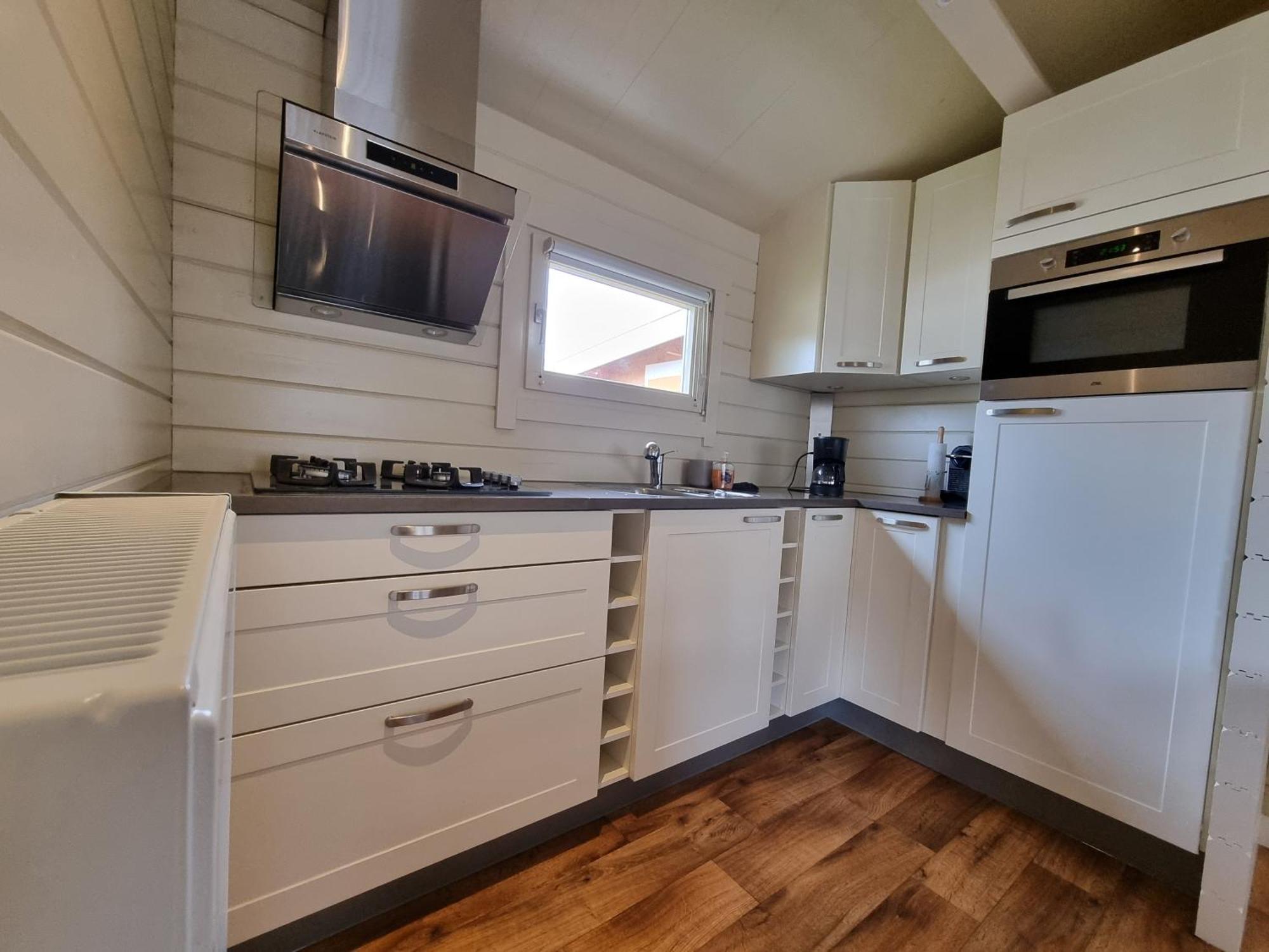 Nieuw - Luxe Blokhut Chalet In Bosrijke Omgeving Anloo Экстерьер фото