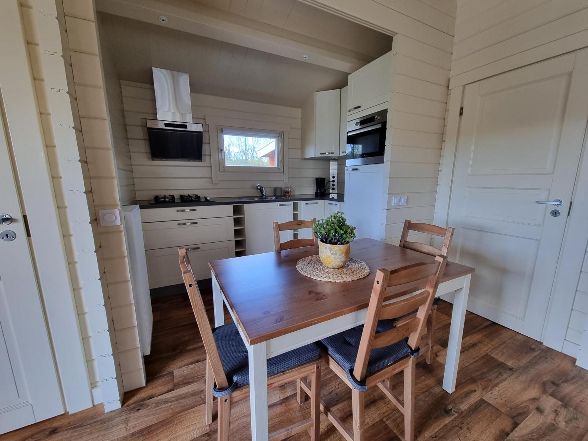 Nieuw - Luxe Blokhut Chalet In Bosrijke Omgeving Anloo Экстерьер фото