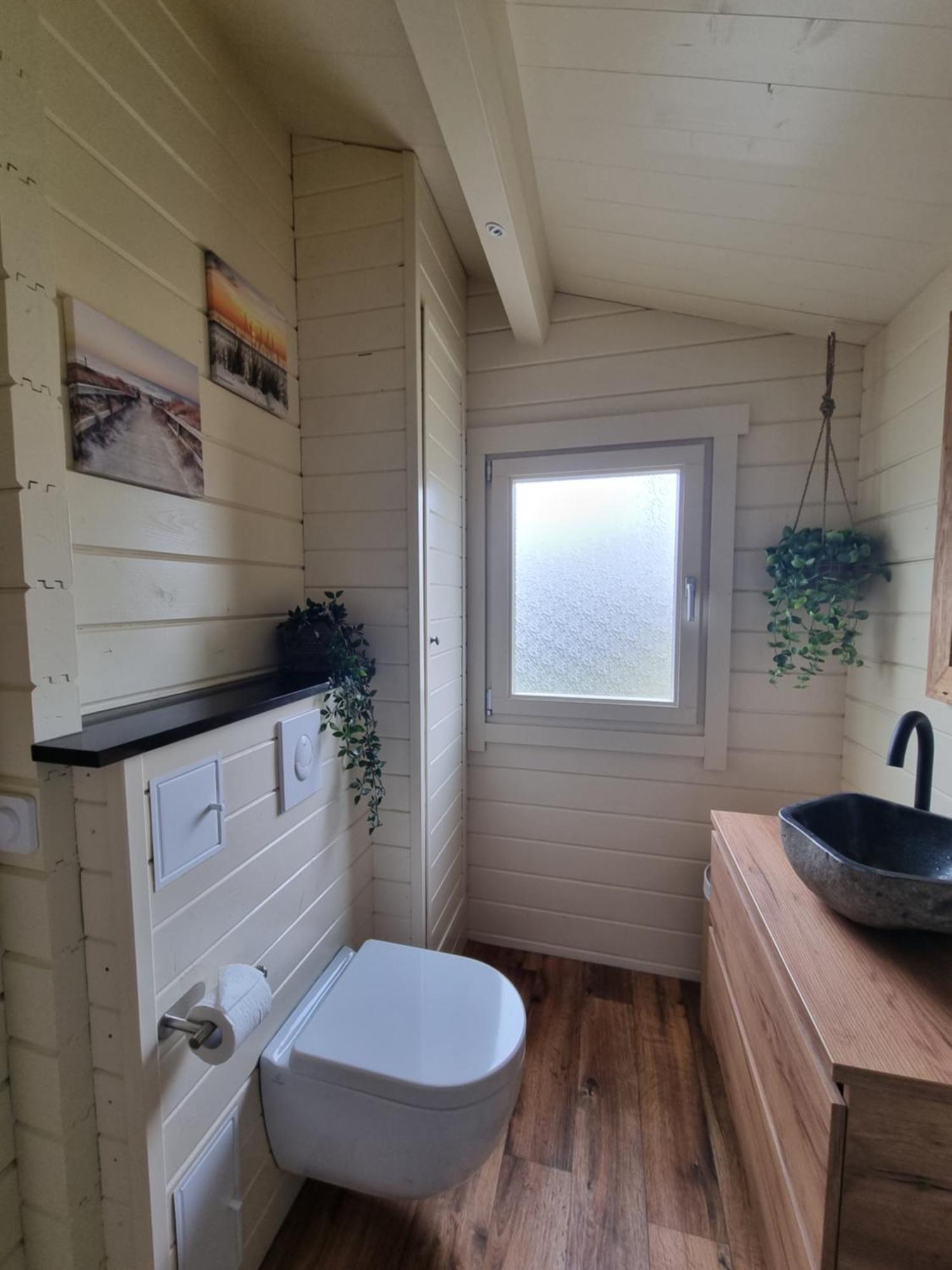 Nieuw - Luxe Blokhut Chalet In Bosrijke Omgeving Anloo Экстерьер фото