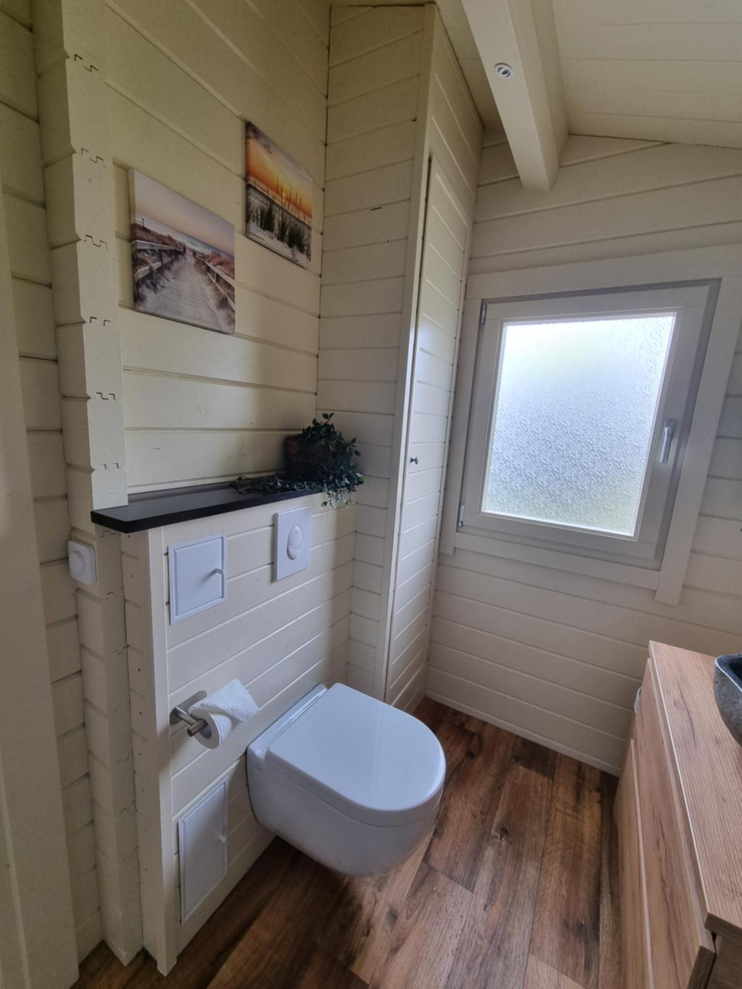 Nieuw - Luxe Blokhut Chalet In Bosrijke Omgeving Anloo Экстерьер фото